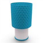 lámpara de mesa diamond turquesa opaca