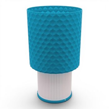 lámpara de mesa diamond turquesa opaca