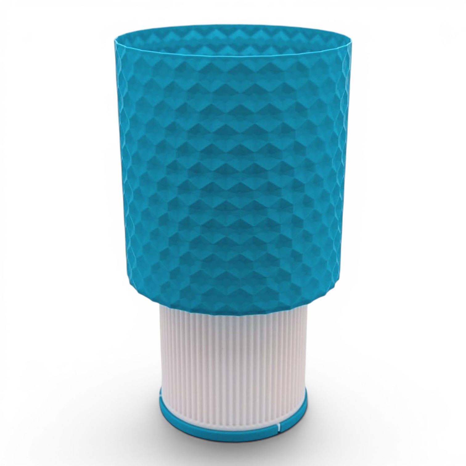 lámpara de mesa diamond turquesa opaca